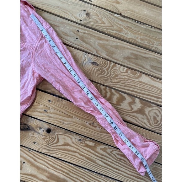 Columbia Button Up Cinch Waist Shirt Size XL Women’s Pink - Picture 7 of 7